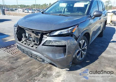 2021 Nissan Rogue Sv Fwd из США, поврежденный, VIN 5N1AT3BA1MC672409